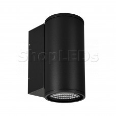 Светильник LGD-FORMA-WALL-R90-12W Warm3000 (BK, 44 deg, 230V) (Arlight, IP54 Металл, 3 года)