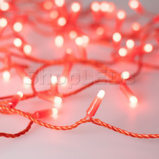 Светодиодная гирлянда ARD-STRING-CLASSIC-10000-RED-100LED-MILK-STD Red (230V, 7W)